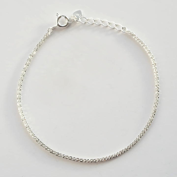 Alba Silver Layered Chain Bracelet