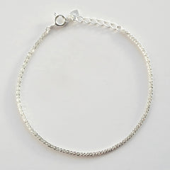 Alba Silver Layered Chain Bracelet