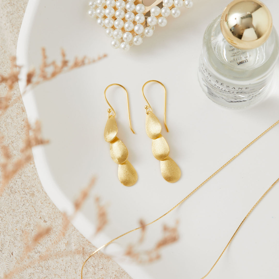 Gold Dangle Earrings