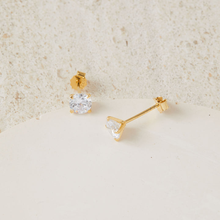 Stud Cubic Zirconia Earrings