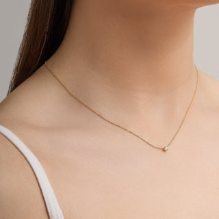 Solitaire Crystal Necklace
