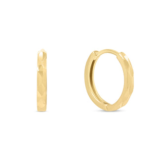Gold Celia Huggie Hoops