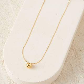 Gold Ball Necklace