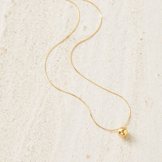 Gold Ball Necklace