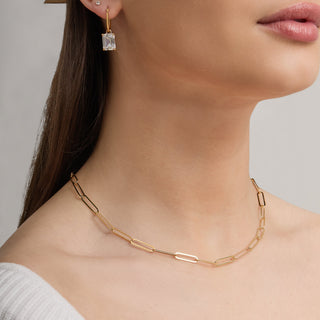 Gold Link Chain Necklace