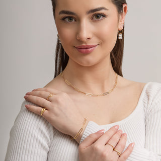 Gold Link Chain Necklace