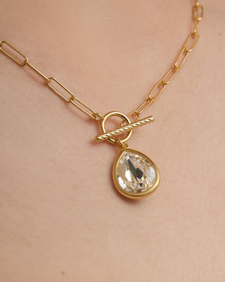 Crystal Link Chain Necklace