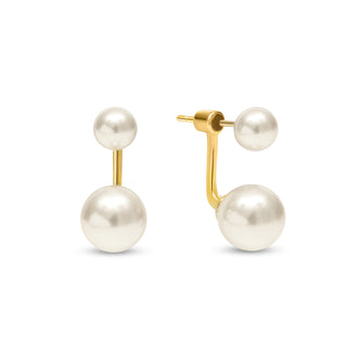Pearl Duo Stud Earrings