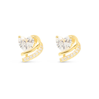 Heart Embrace Studs