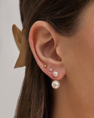 Pearl Duo Stud Earrings