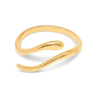 Gold Open Curve Ring