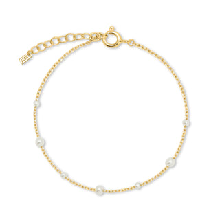 Gold Jasmine Pearl Bracelet