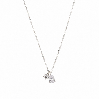 Silver Crystal Necklace
