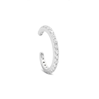 Silver Pavé Ear Cuff