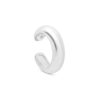 Silver Sculpt Ear Cuff