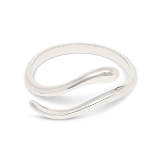 Silver Open Curve Ring