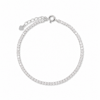 Signature Tennis Bracelet in Silver