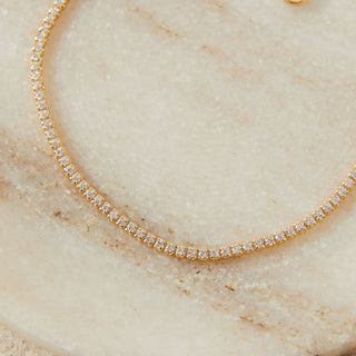 Classic Tennis Bracelet In Gold