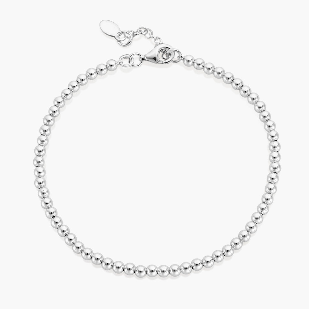 Silver Ball Chain Bracelet