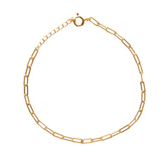 Linéa Gold Paperclip Chain Bracelet