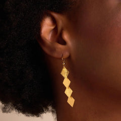 Dangle Rhombus Earrings