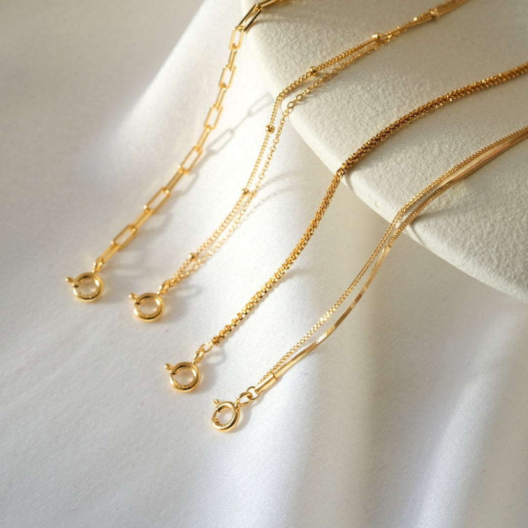 Alba Gold Layered Chain Necklace