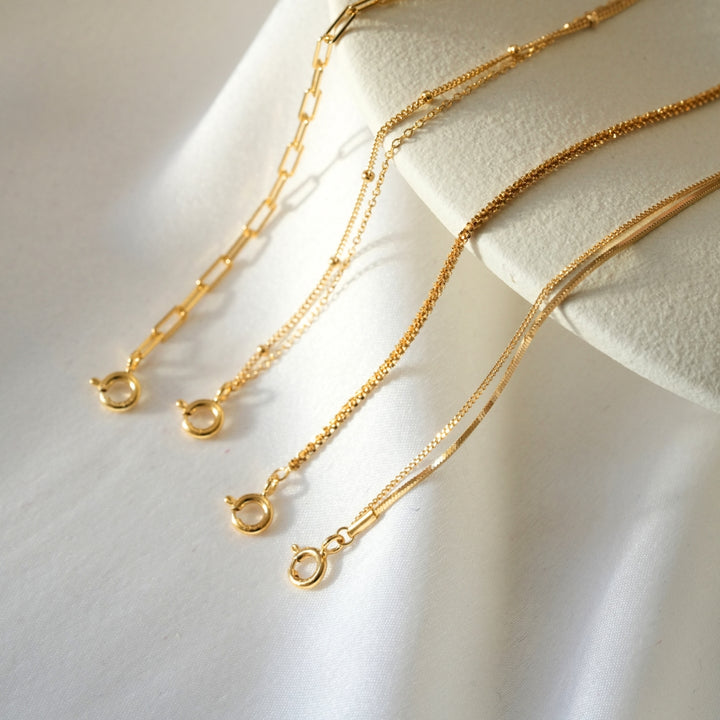 Alba Gold Layered Chain Necklace