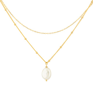 Baroque Pearl Layered Necklace