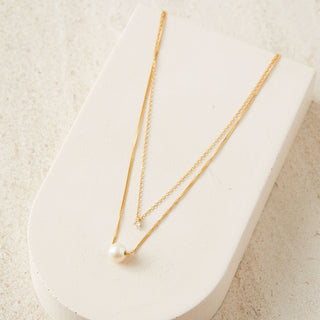Pearl Duo Layered Necklace