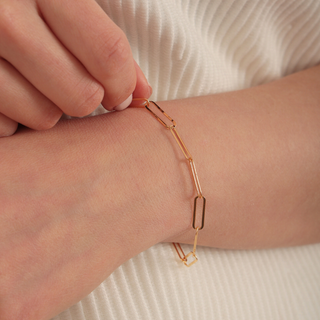 Gold Link Chain Bracelet