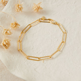 Gold Link Chain Bracelet