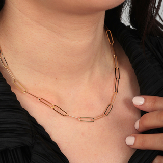 Gold Link Chain Necklace