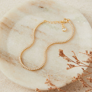 Tennis Bracelet in Gold