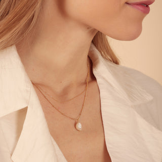 Baroque Pearl Layered Necklace