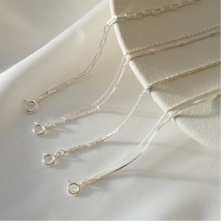 Silver Double Fine Chain Bracelet