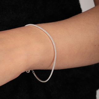 Tennis Bracelet in Silver
